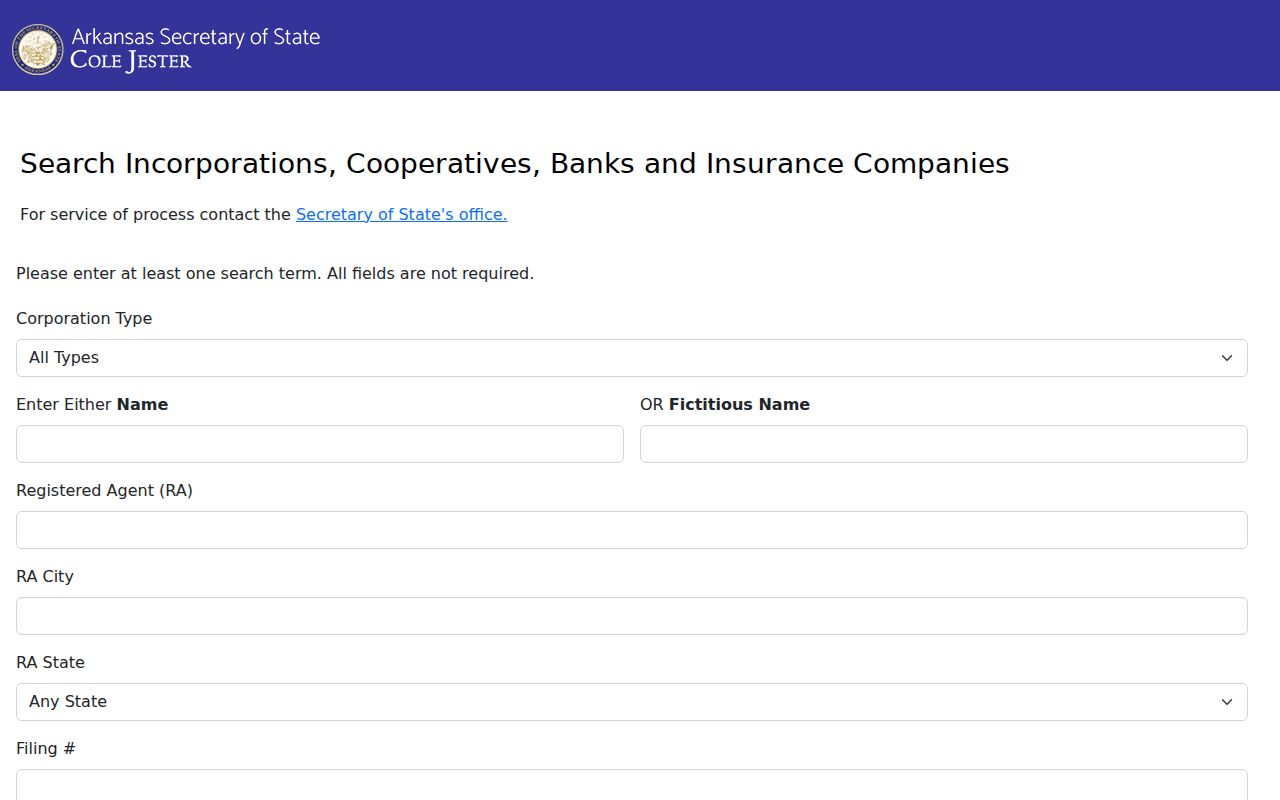 Springdale residents directory Arkansas business entity search