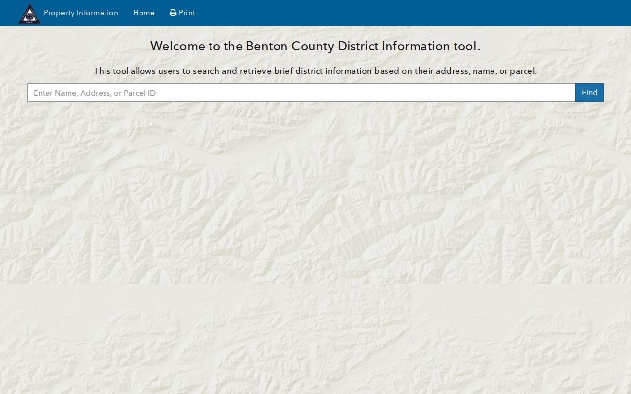 Springdale neighbors Benton County property information lookup