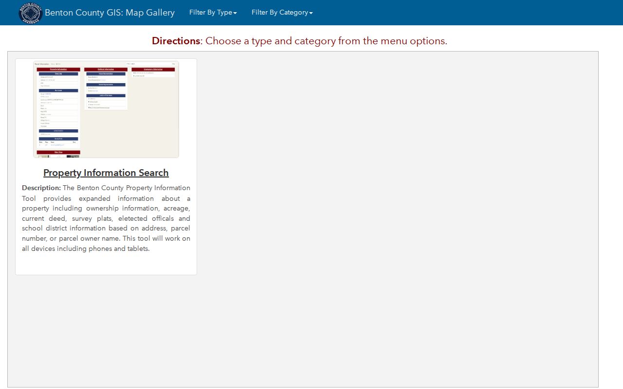 Springdale ZIP code directory Benton County map tools